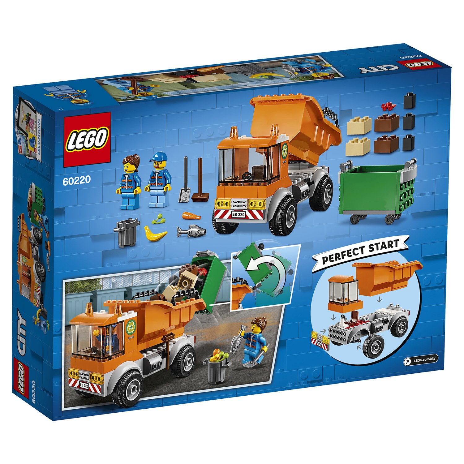 Конструктор из серии Lego City Great Vehicles – Мусоровоз  